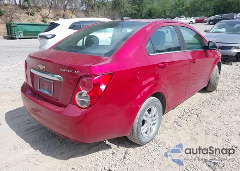 2015 Chevrolet Sonic Lt Auto из США, поврежденный, VIN 1G1JC5SHXF4181484